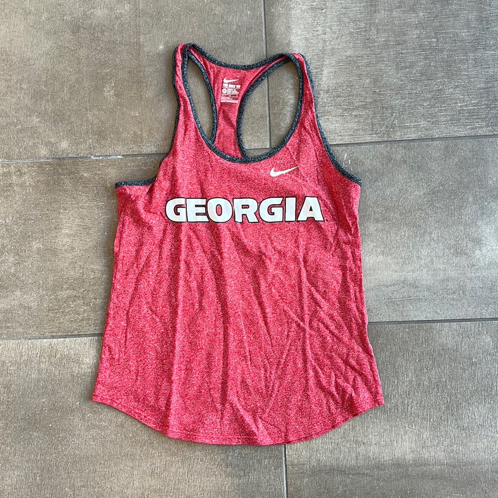 EUC Nike University of Georgia UGA tank MD